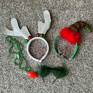 Holiday Headbands, Sunglasses & Necklace